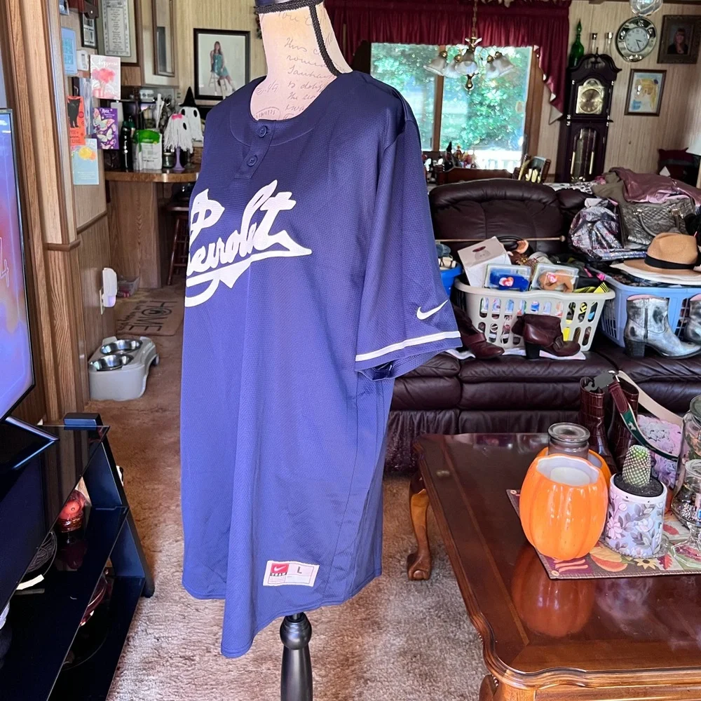 Mens Nike Chevrolet baseball/ football jersey size Large. - Picture 4 of 16